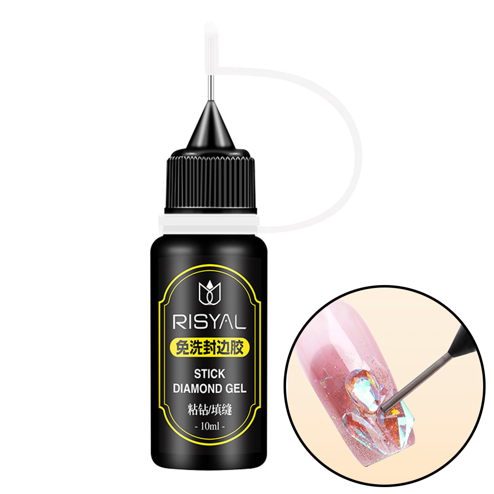 Rhinestone Nail Gem - กาวติดเล็บแบบเจล 3 มิติ สำหรับติดเพชร จิวเวลรี่ ของตกแต่งเล็บ