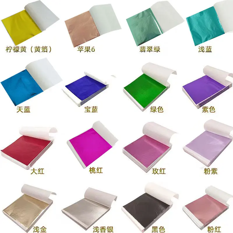 Nail Art Gold - 100 ชิ้น 9 เซนติเมตรบรรจุเลียนแบบ Gold Silver