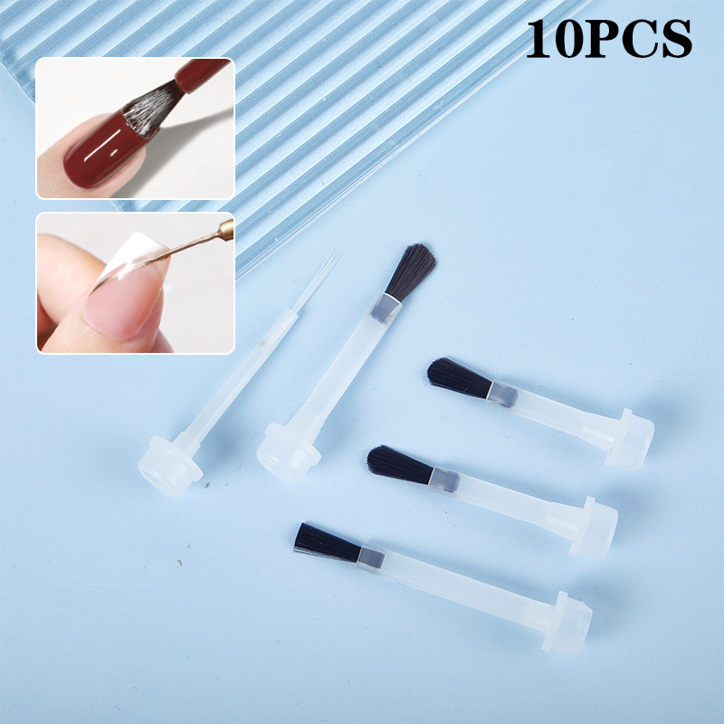 แปรงทาเล็บแบบใช้แล้วทิ้ง10ชิ้น - Dip Powder Nail บทวิจารณ์และราคา
