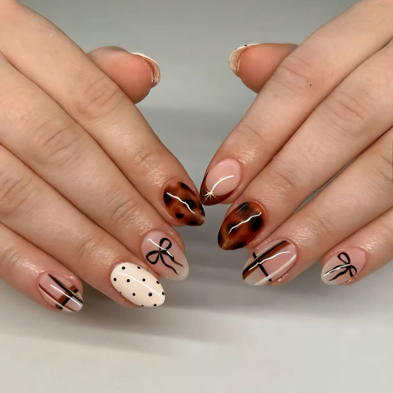 เล็บปลอมลายดอกไม้ 24 ชิ้น ลายเ - Nail Art Leopard บทวิจารณ์และราคา