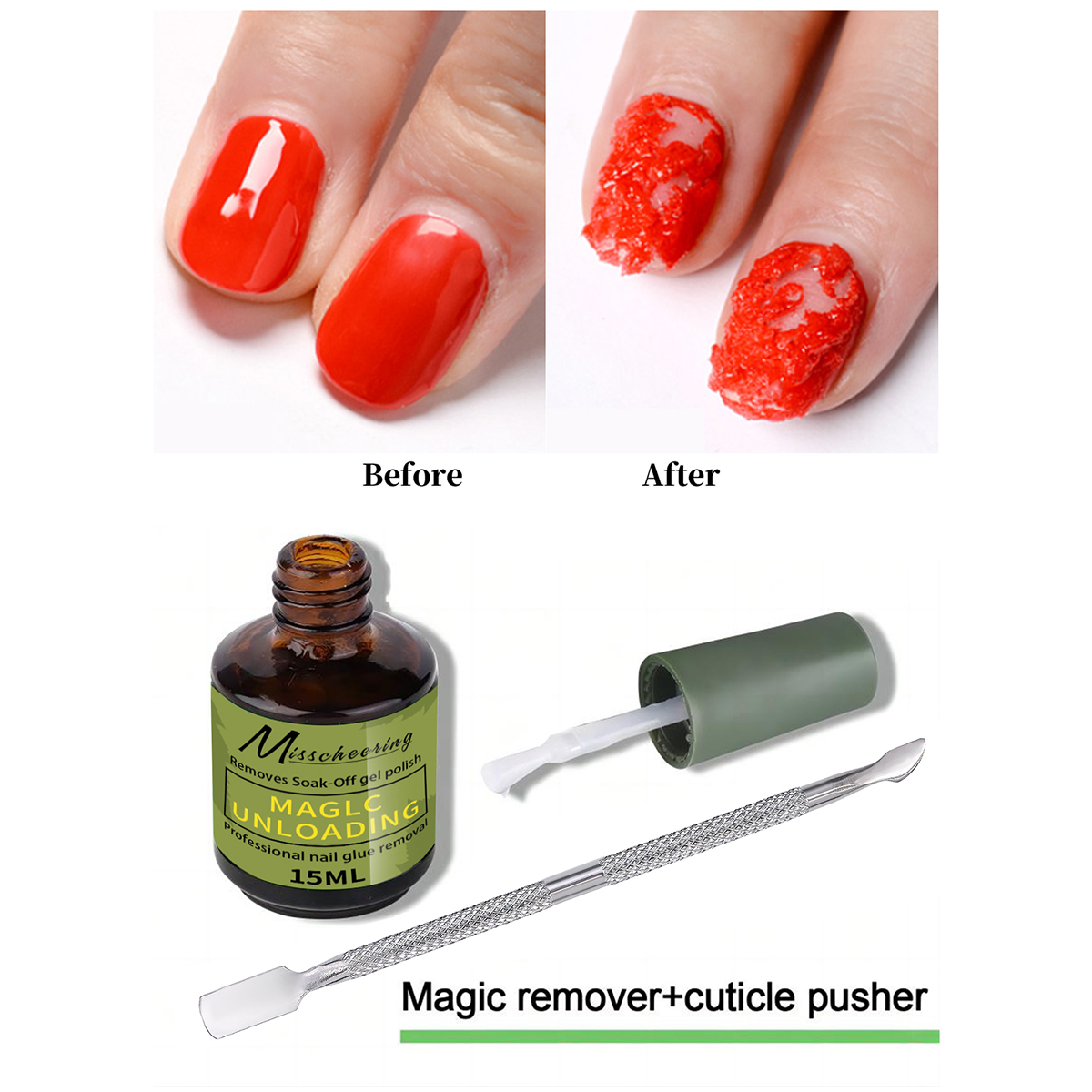 2pcs ชุด 15ml Magic Remover พร - Polygel Nail Kit บทวิจารณ์และราคา