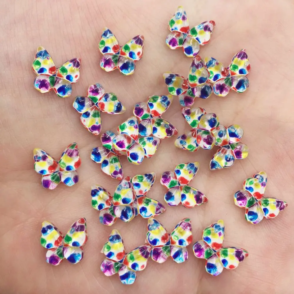 เรซิ่นแวววาว10มม. น่ารักๆตุ๊กต - Nail Art Inspo บทวิจารณ์และราคา