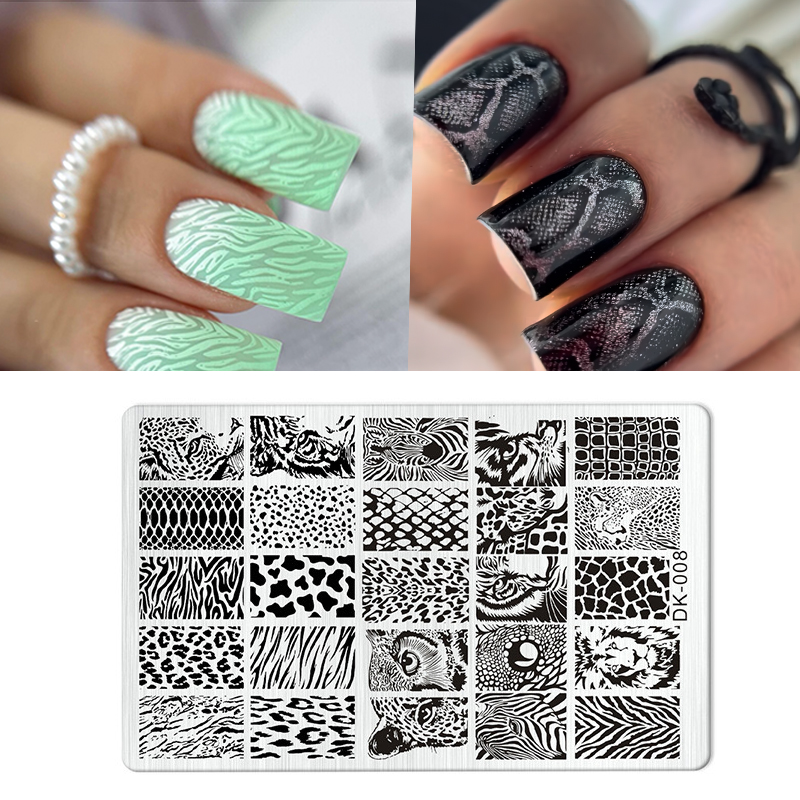 ภาพสัตว์งูเสือดาวเล็บ Tiger ZE - Nail Art Zebra Design บทวิจารณ์และราคา