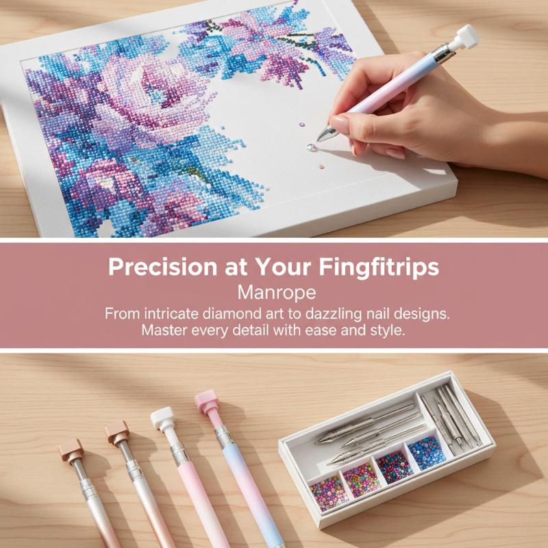 แท่งแว็กซ์เจาะเพชรแบบมีกาวในตั - Rhinestone Nail Gem บทวิจารณ์และราคา