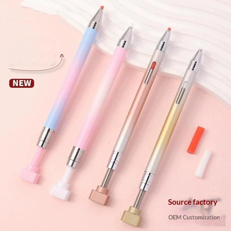 แท่งแว็กซ์เจาะเพชรแบบมีกาวในตั - Rhinestone Nail Gem บทวิจารณ์และราคา