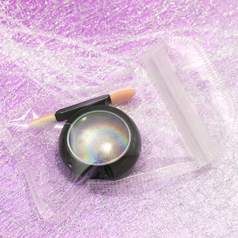 6 สี Chrome เลเซอร์เล็บผง Holo - Dip Powder Nail บทวิจารณ์และราคา