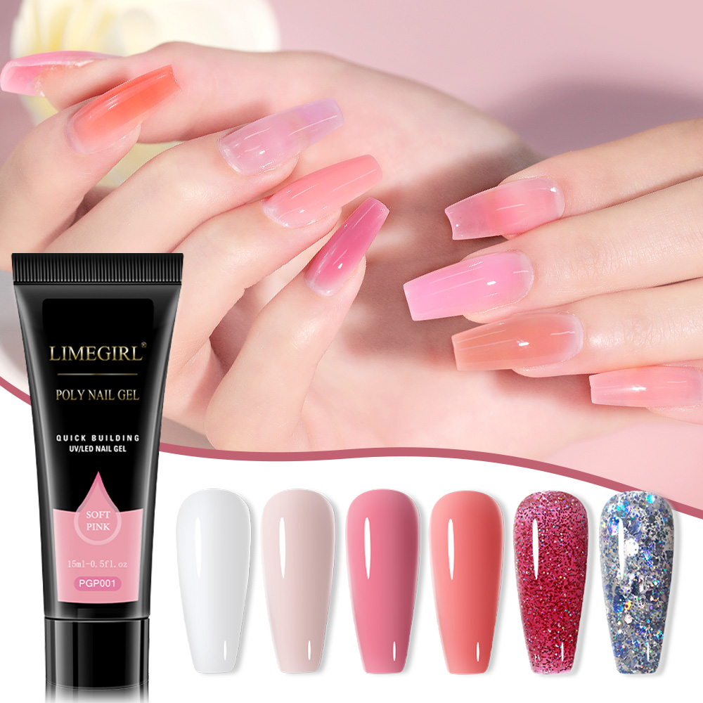 ชุดเจลทาเล็บโพลีสําหรับเล็บต่อ - Polygel Nail Kit บทวิจารณ์และราคา