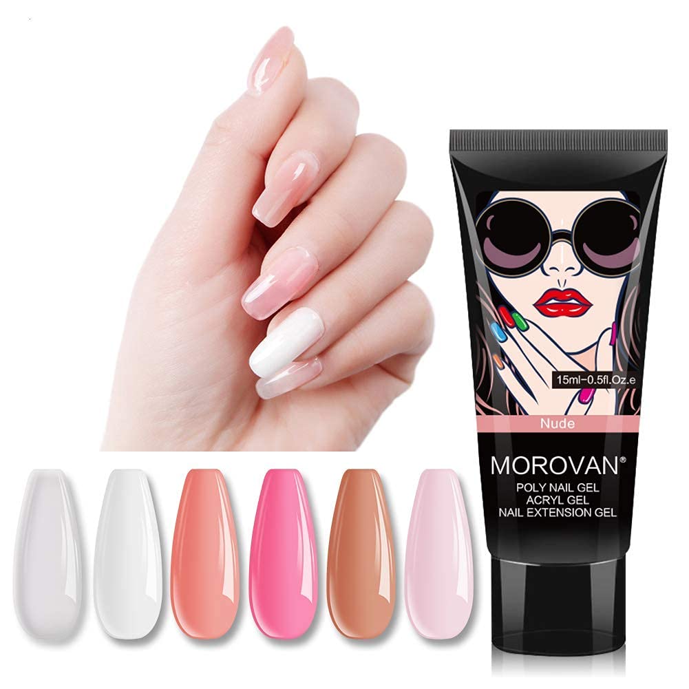 Poly เล็บชุด-6สี0.5Oz Poly Gel - Polygel Nail Kit บทวิจารณ์และราคา