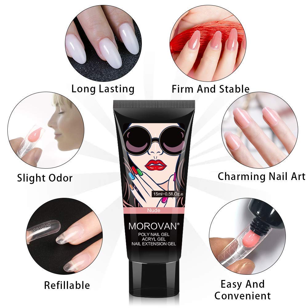 Poly เล็บชุด-6สี0.5Oz Poly Gel - Polygel Nail Kit บทวิจารณ์และราคา