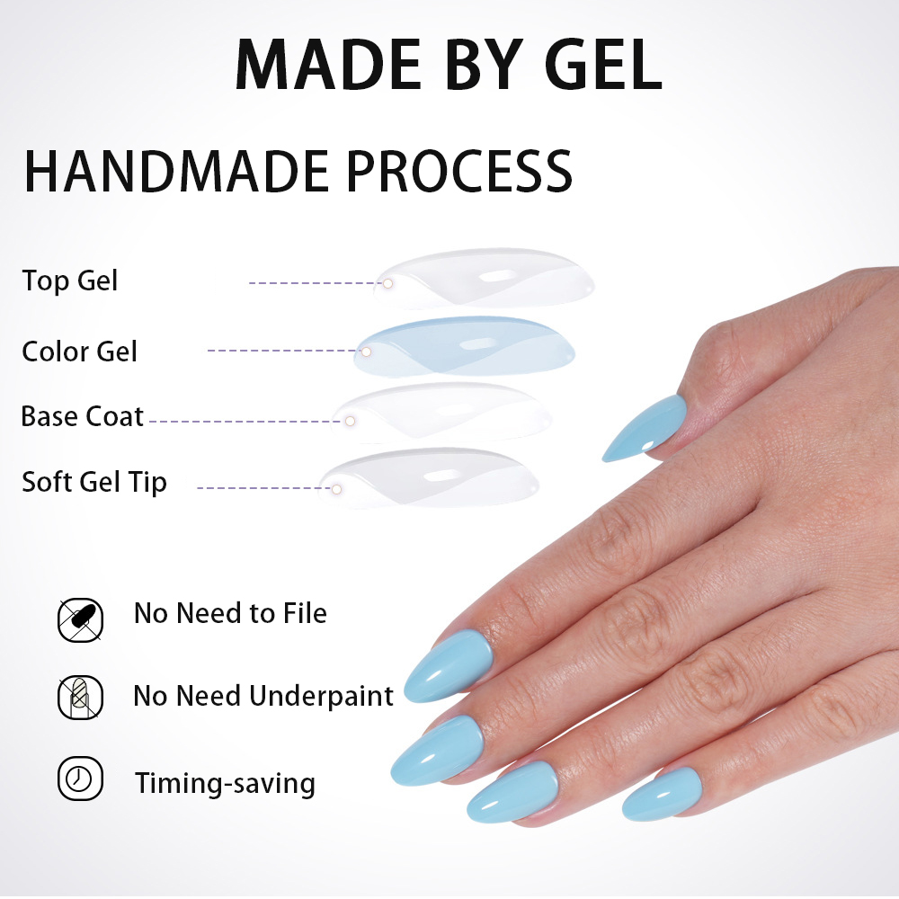 VITAGWX 32 ชิ้น เล็บปลอมแบบกดต - Nail Art Inspo บทวิจารณ์และราคา