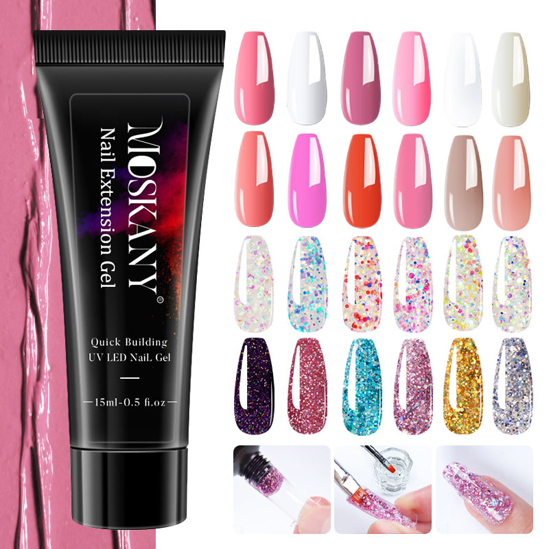 โพลีเล็บเจลชุดเต็ม 6W LED โคมไ - Polygel Nail Kit บทวิจารณ์และราคา