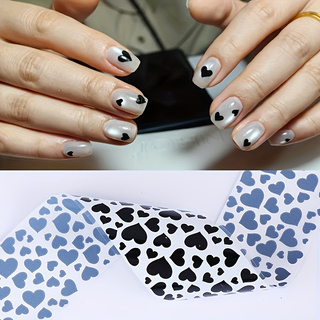 ฟอยล์ถ่ายโอนลายเล็บ 10 ชิ้น ลา - Nail Art Zebra Design บทวิจารณ์และราคา