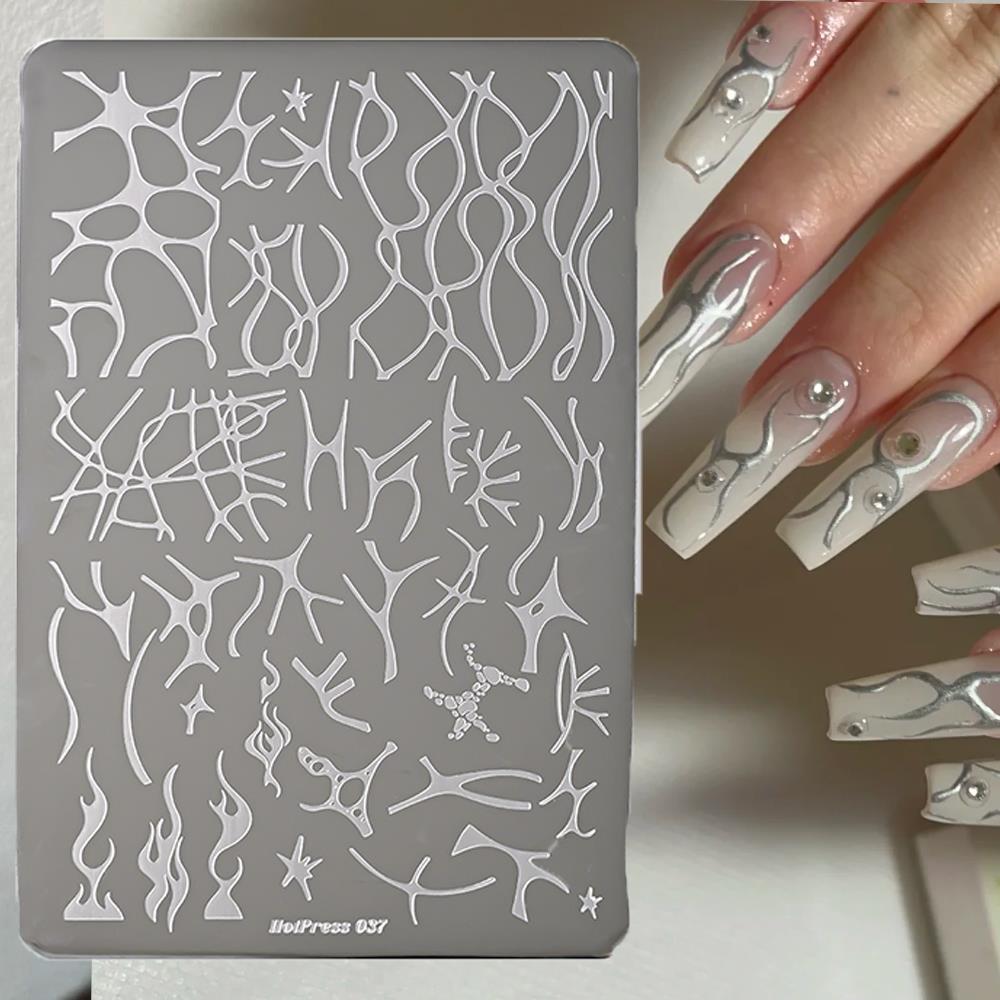 แผ่นปั๊มลายเล็บลายเสือดาวสุดเซ - Nail Art Leopard บทวิจารณ์และราคา