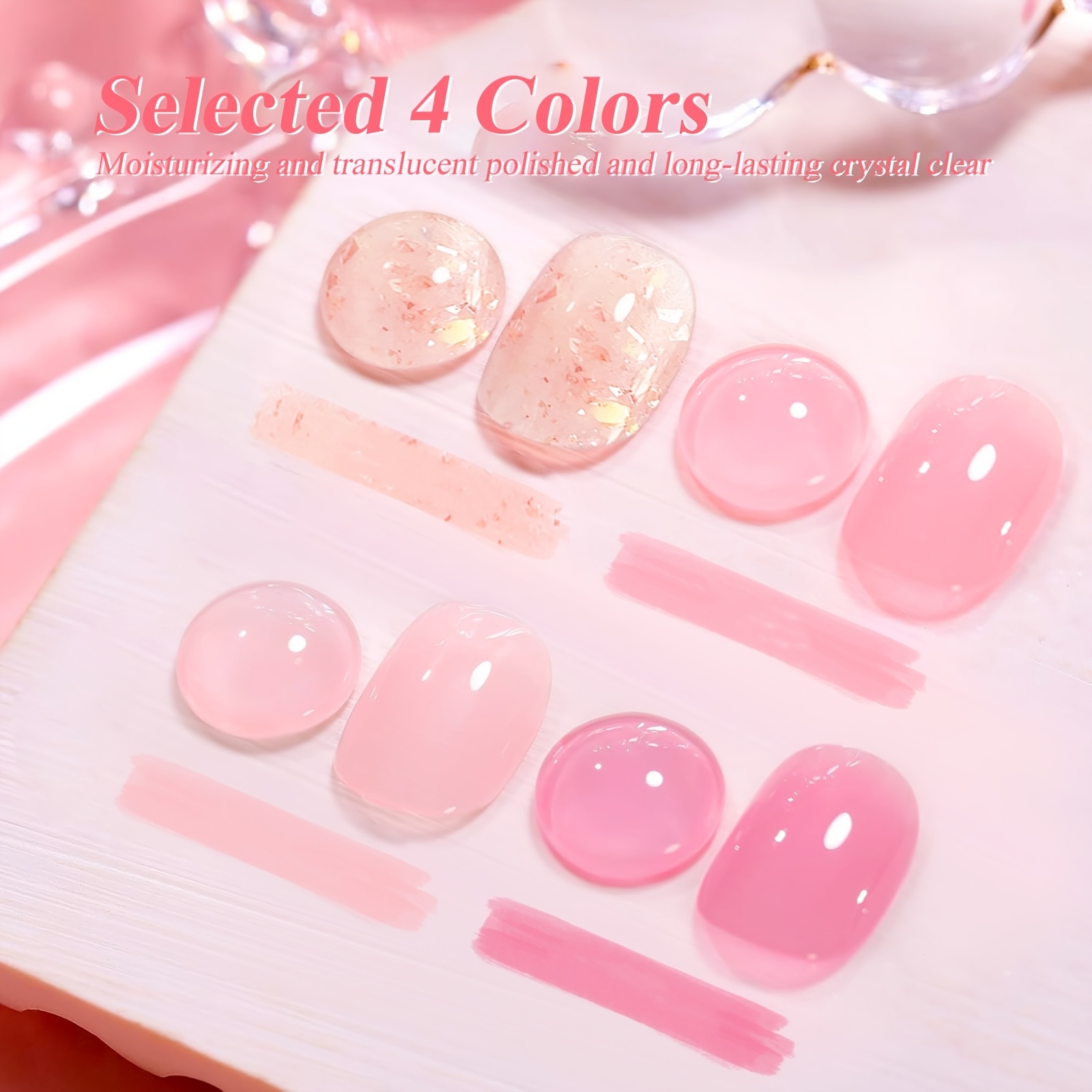 ชุดเริ่มต้นทำเล็บโพลีเจล 4 สี  - Polygel Nail Kit บทวิจารณ์และราคา