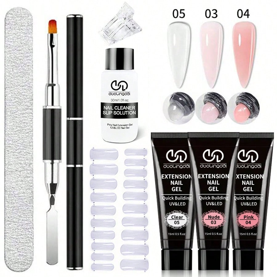 ชุดเจลต่อเล็บโพลี 8 ชิ้น/ชุด ช - Polygel Nail Kit บทวิจารณ์และราคา