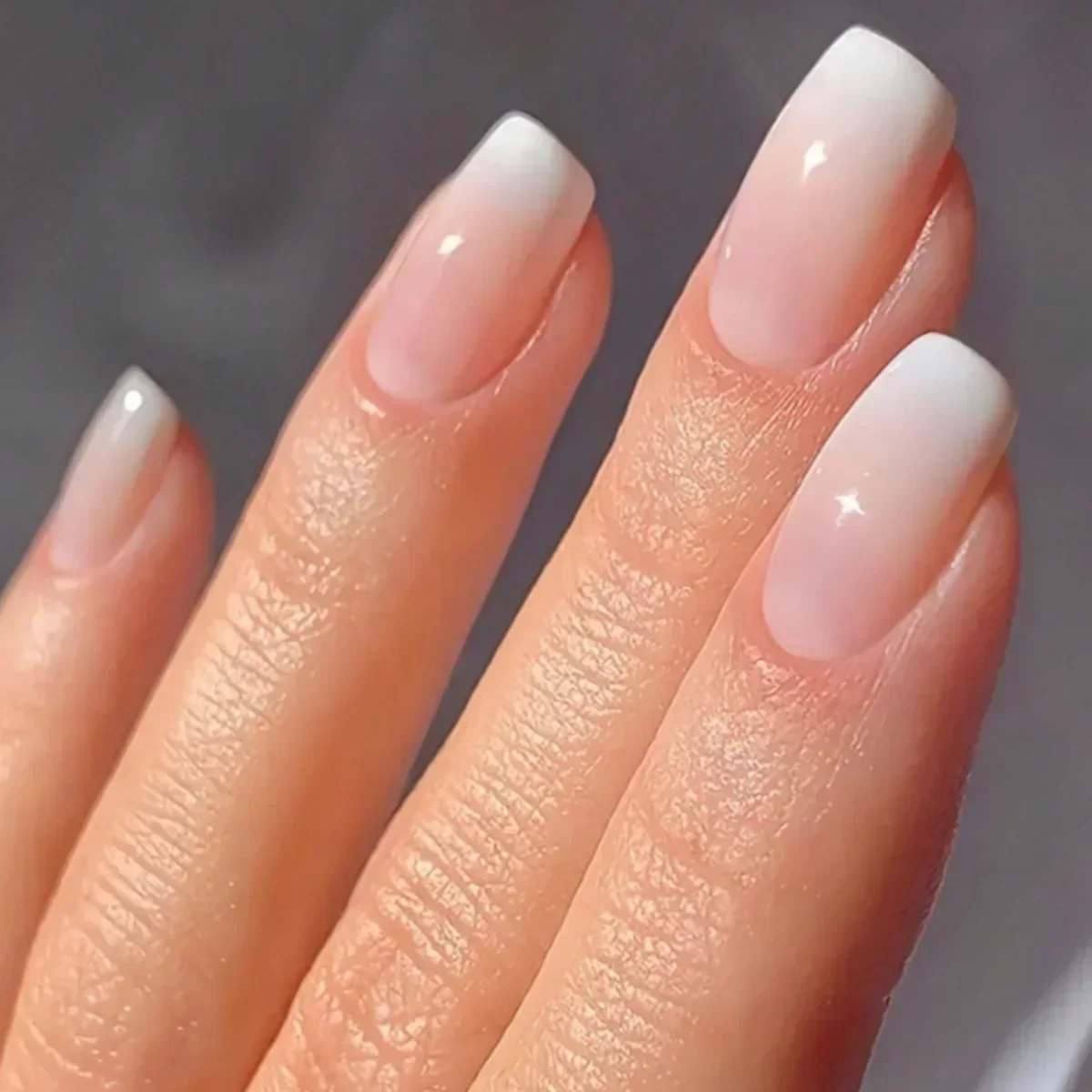 24 PC กดบนเล็บสีดํา Gradient บ - Nail Art Pink บทวิจารณ์และราคา