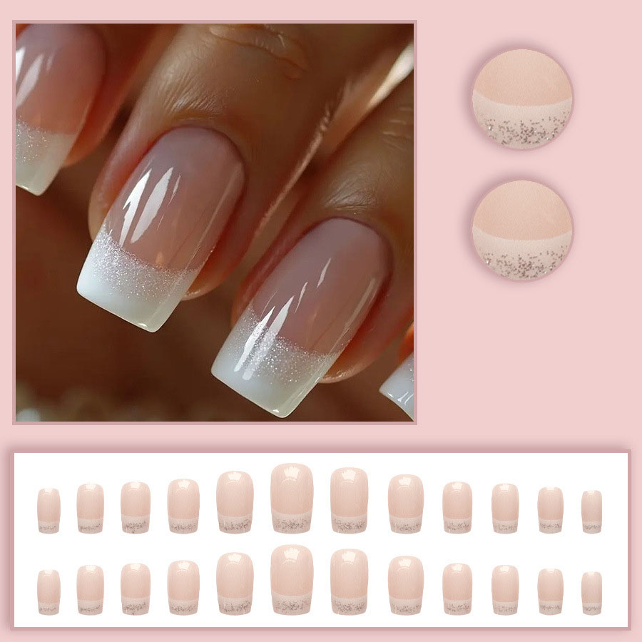 ชุดเล็บปลอมทรงเหลี่ยมขนาดกลาง  - Nail Art Inspo บทวิจารณ์และราคา