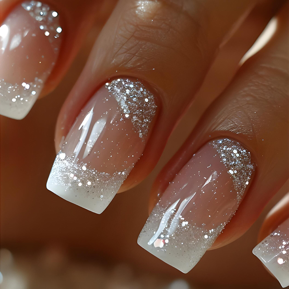 ชุดเล็บปลอมทรงเหลี่ยมขนาดกลาง  - Nail Art Inspo บทวิจารณ์และราคา