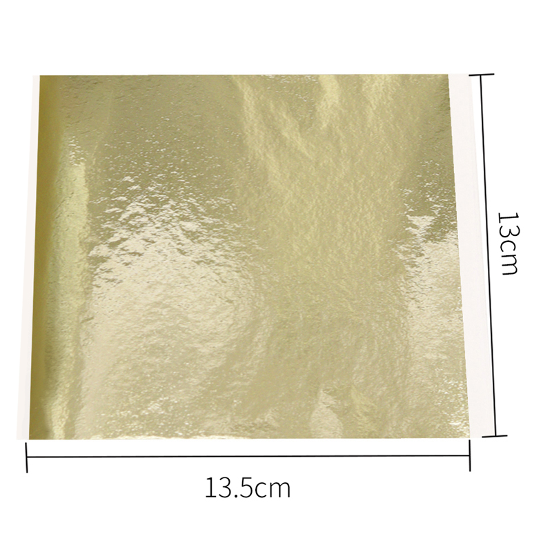 13x13.5 ซม.แชมเปญเงินฟอยล์กระด - Nail Art Gold บทวิจารณ์และราคา