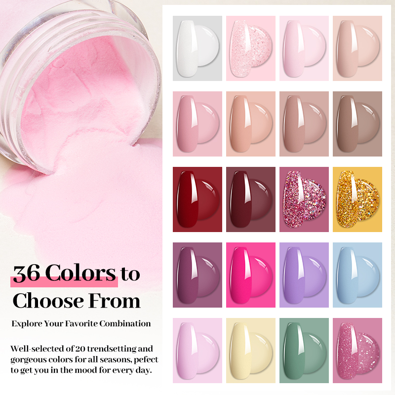ผงอะคริลิคสำหรับทำเล็บแบบจุ่ม  - Dip Powder Nail บทวิจารณ์และราคา