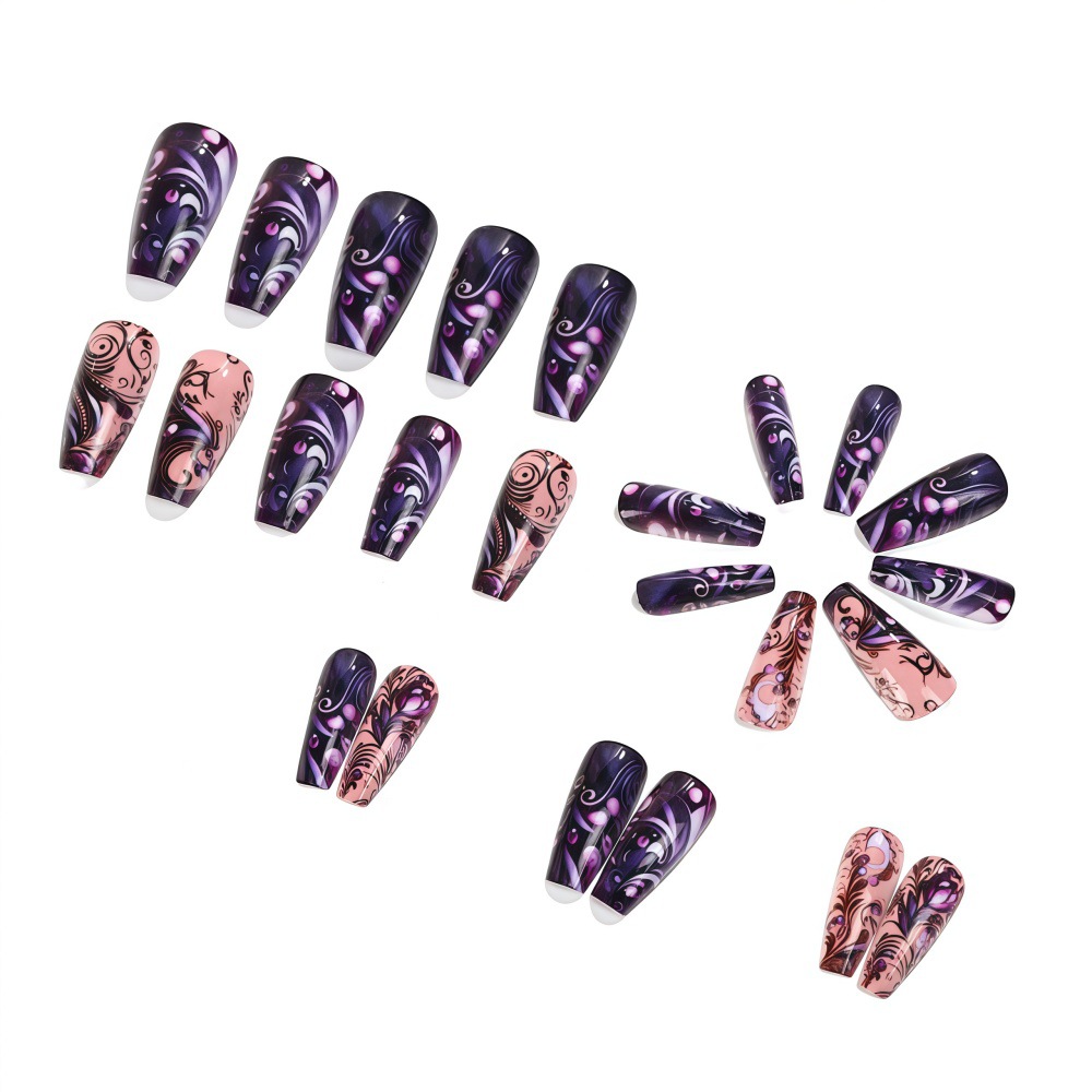 เล็บปลอมขนาดกลางสำหรับผู้หญิงแ - Nail Art Overlay บทวิจารณ์และราคา