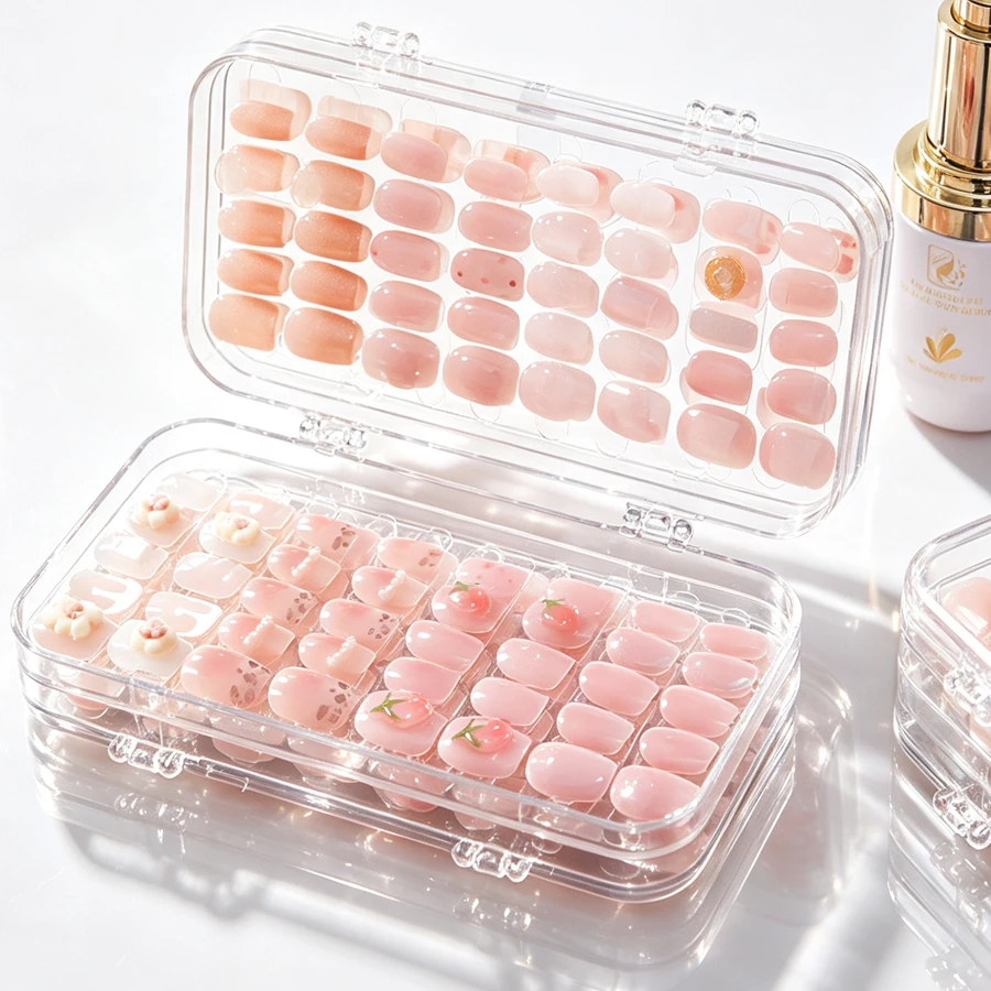 กล่องเก็บเล็บปลอมแบบพับได้ ป้อ - Nail Art Overlay บทวิจารณ์และราคา