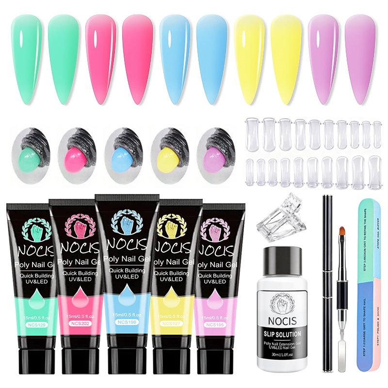 ชุดเจลทาเล็บ NOCIS Poly Nail G - Polygel Nail Kit บทวิจารณ์และราคา