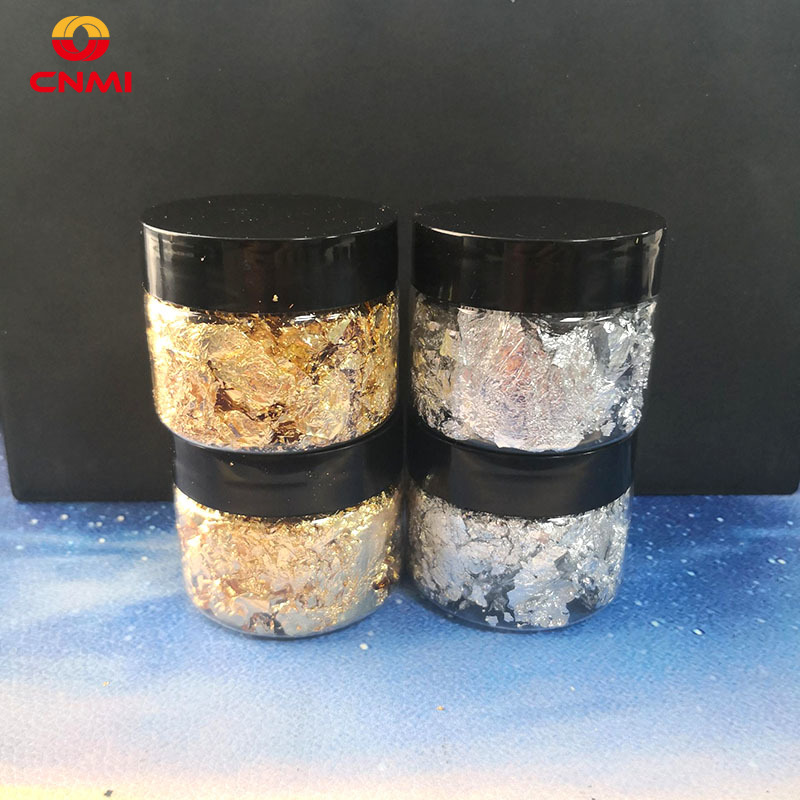 3g Gold Leaf Flakes อีพ็อกซี่เ - Nail Art Gold บทวิจารณ์และราคา