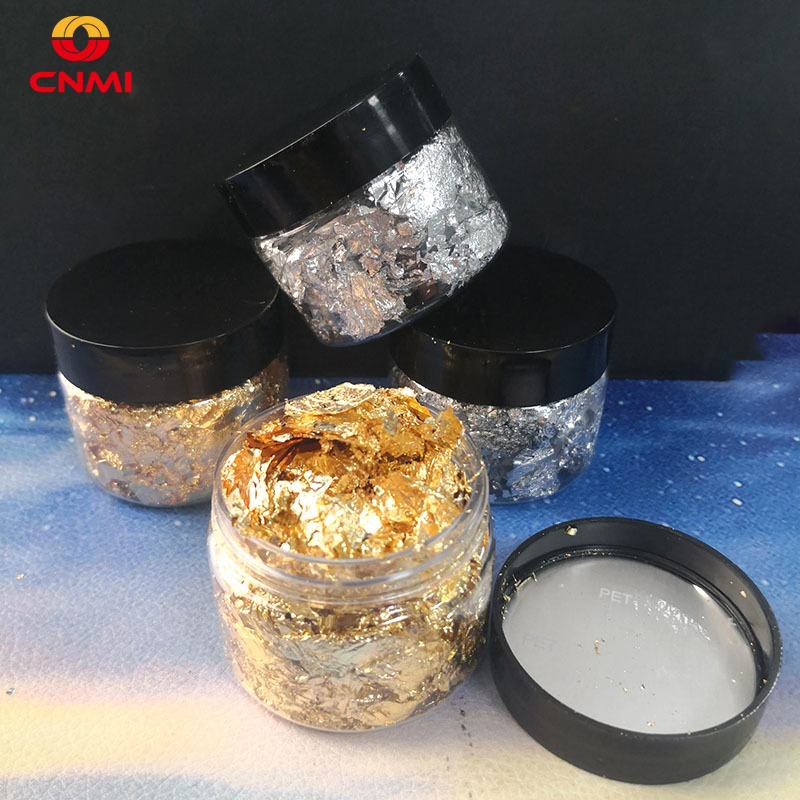 3g Gold Leaf Flakes อีพ็อกซี่เ - Nail Art Gold บทวิจารณ์และราคา