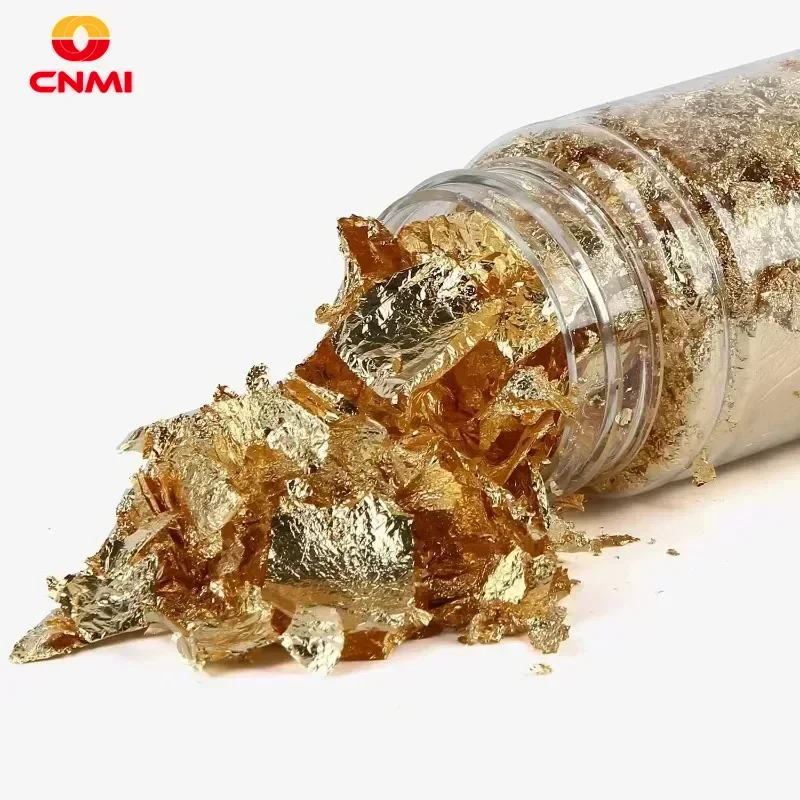 3g Gold Leaf Flakes อีพ็อกซี่เ - Nail Art Gold บทวิจารณ์และราคา