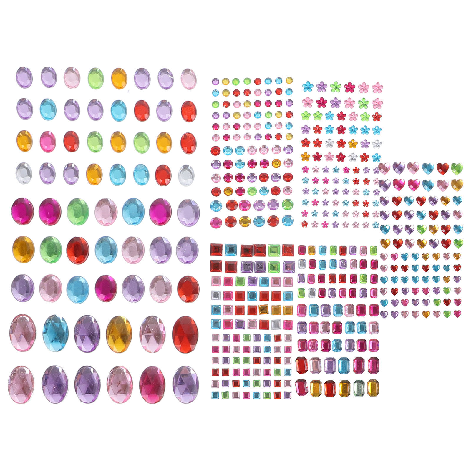 แผ่นอะคริลิกติดเพชร 12 แผ่น สำ - Rhinestone Nail Gem บทวิจารณ์และราคา