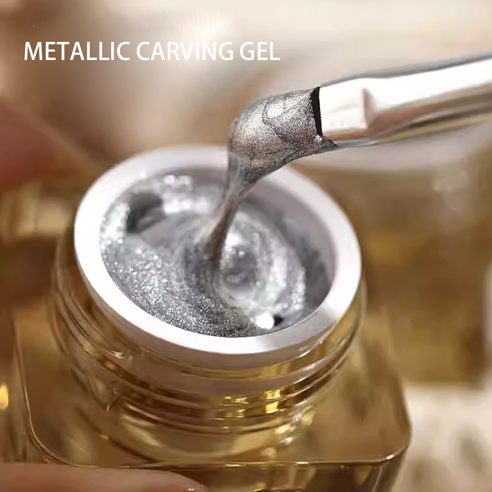 เจลแกะสลักลายโลหะ 8 กรัม เจลเพ - Nail Art Gold บทวิจารณ์และราคา