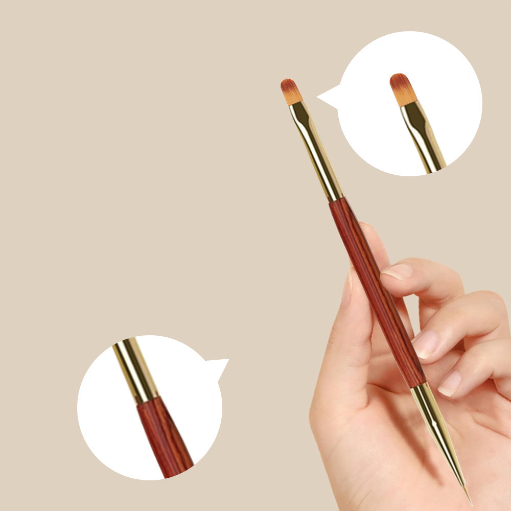สีทองสองหัวแปรงแปรงเล็บวาดเส้น - Nail Art Gold บทวิจารณ์และราคา