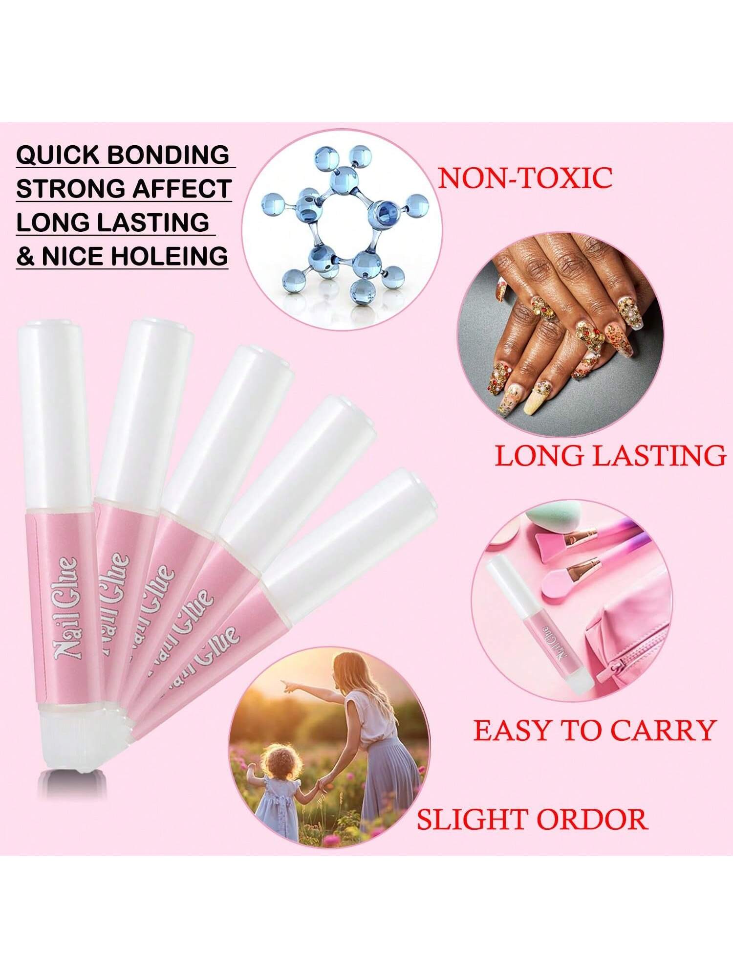 กาวติดเล็บอะคริลิค 2 กรัม 100/ - Rhinestone Nail Gem บทวิจารณ์และราคา