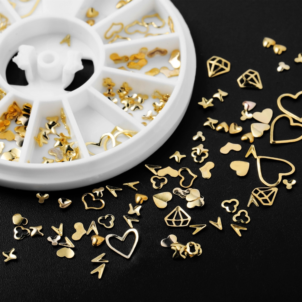 1 กล่องทองเล็บ Art Glitter โลห - Nail Art Inspo บทวิจารณ์และราคา