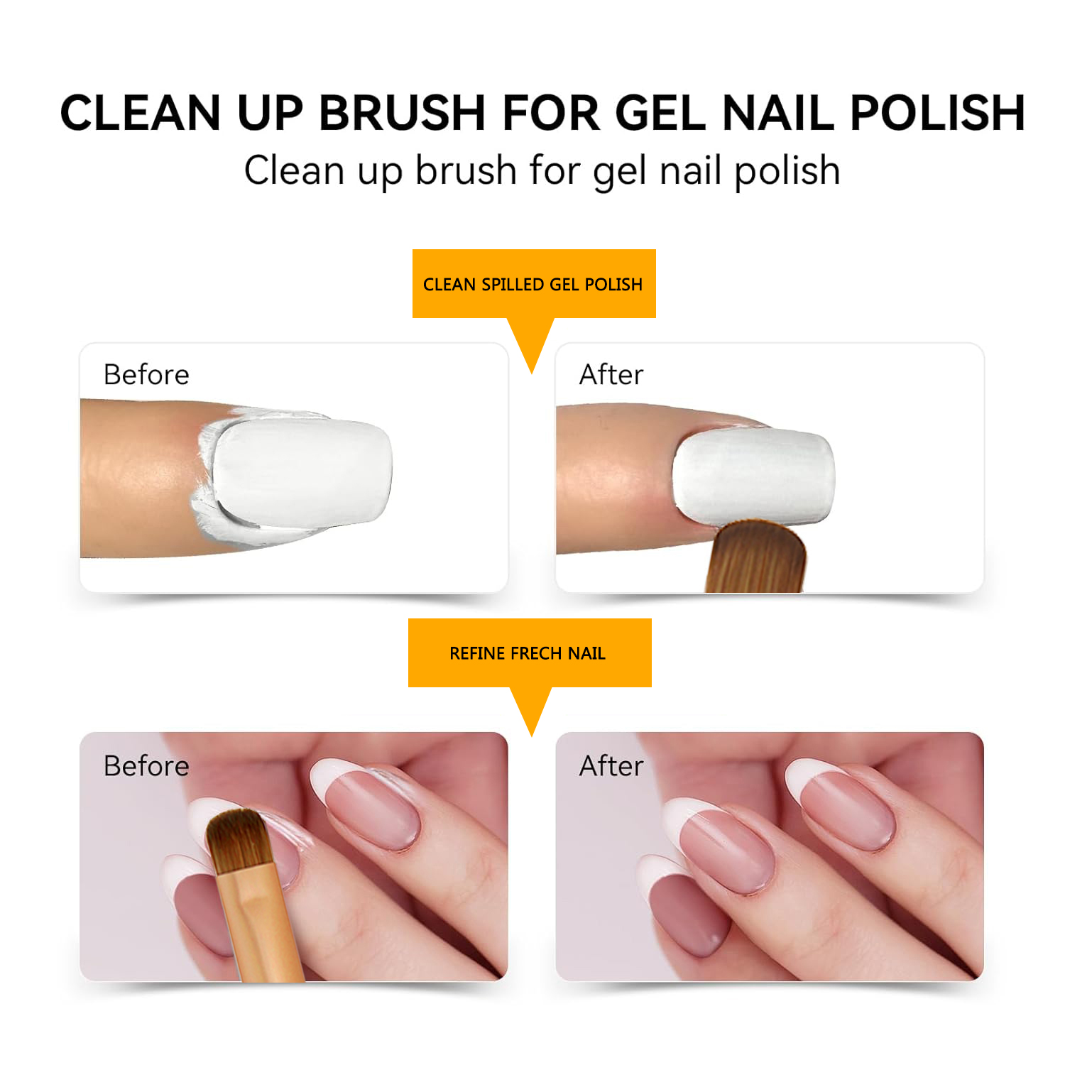 แปรงทำเล็บอะคริลิค Kolinsky สำ - Nail Art Gold บทวิจารณ์และราคา