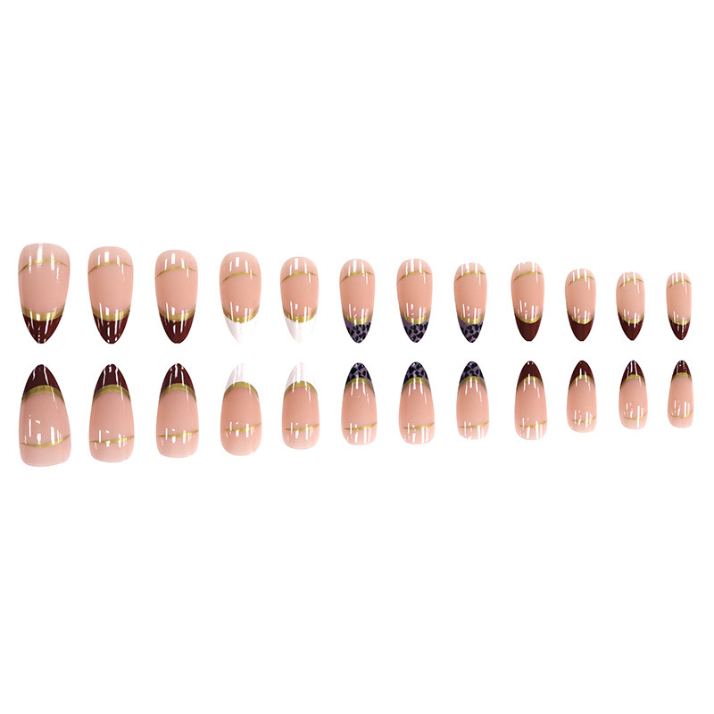 เล็บปลอมขนาดกลางสำหรับผู้หญิงแ - Nail Art Leopard บทวิจารณ์และราคา