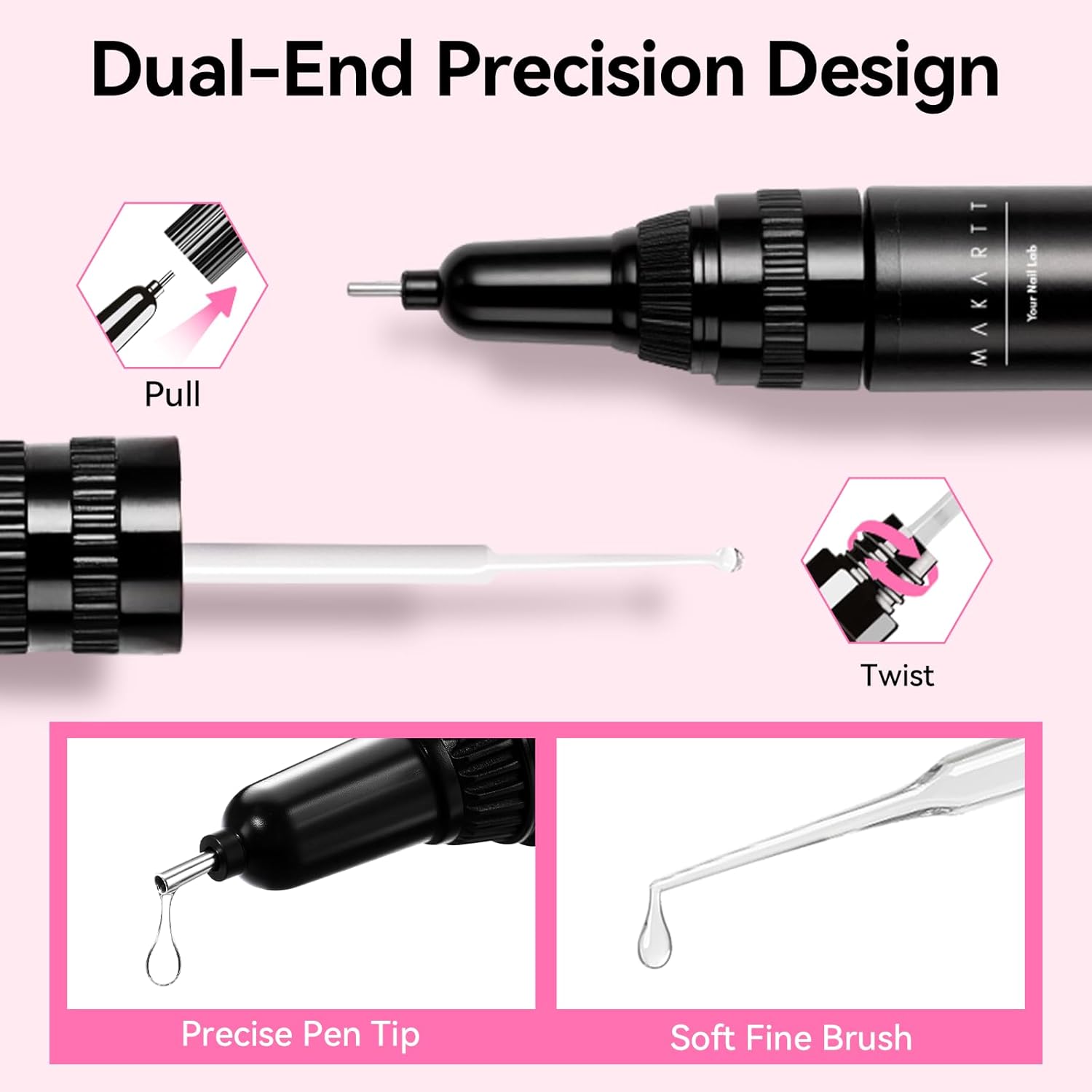 กาวติดเล็บ Makartt 4 ชิ้น ขนาด - Rhinestone Nail Gem บทวิจารณ์และราคา