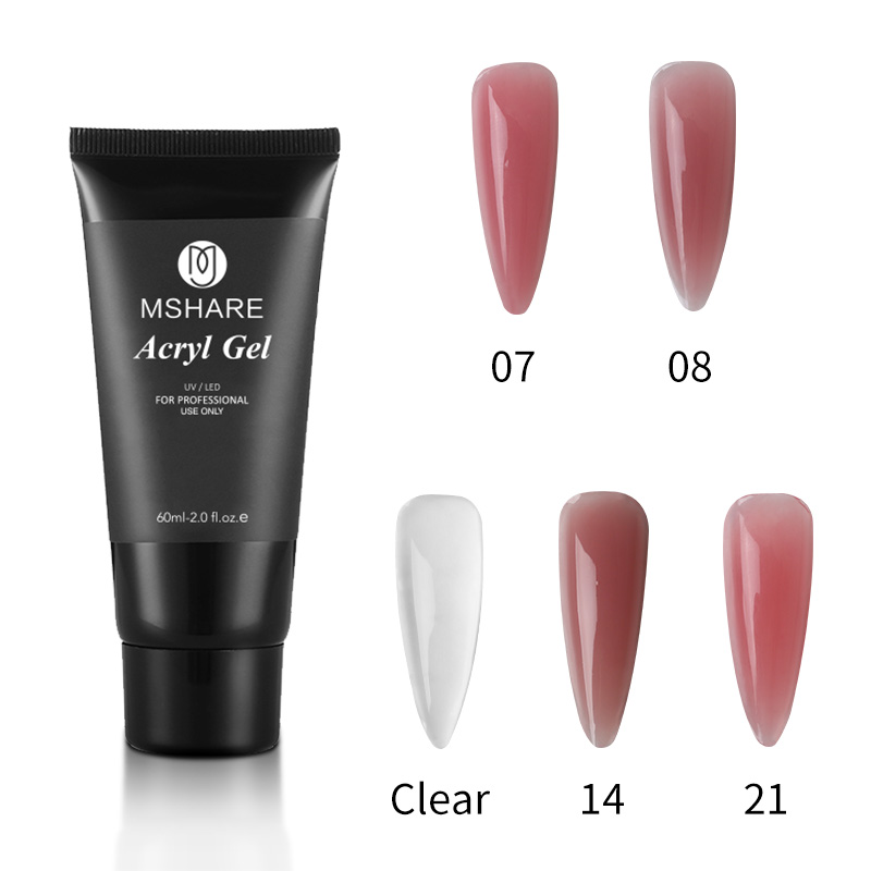 MSHARE 2 ชิ้น/เซ็ต 30g/60g อะค - Polygel Nail Kit บทวิจารณ์และราคา